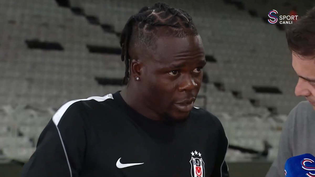 Junior Olaitan'ın galibiyet sonrası röportajı! 🎙️