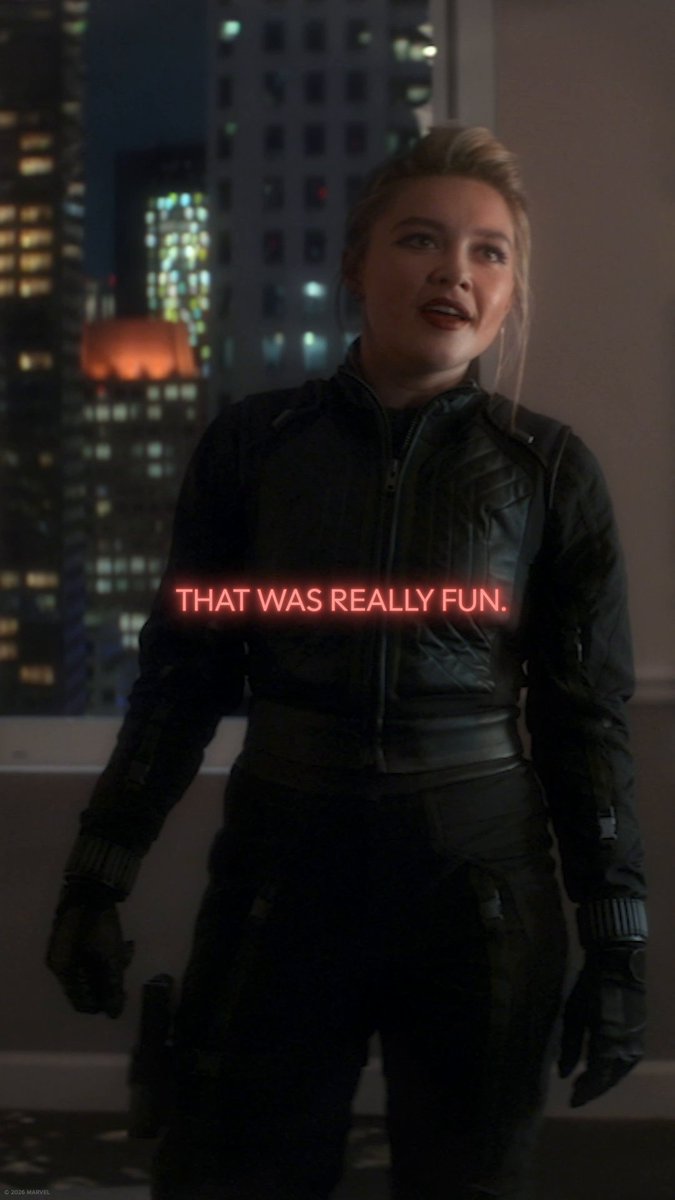 Yelena walks into a room and makes it brighter.