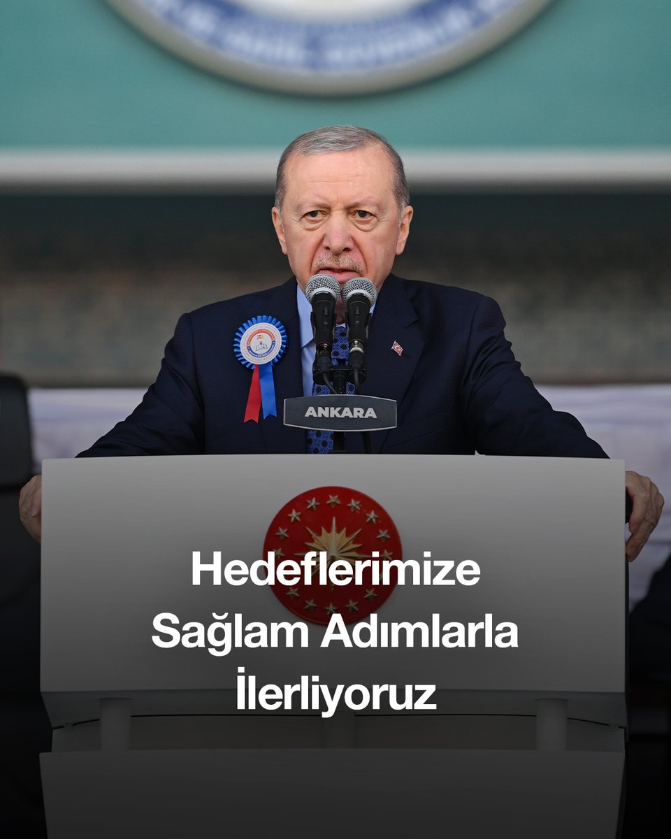 Türkiye olarak uluslararası sistemin sarsıntılarla boğuştuğu bu dönemde güç tazeliyor, hedeflerimize doğru sağlam adımlarla ilerliyoruz.