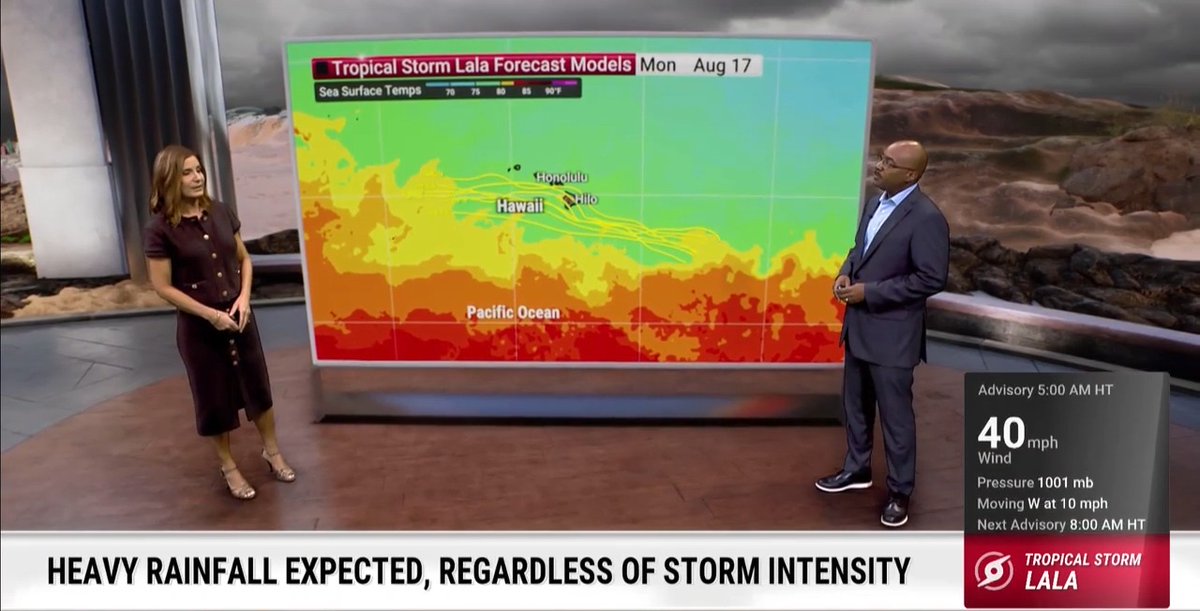 Did you know the Central and Eastern Pacific use different storm naming systems? Our meteorologists explain why and break down the latest forecast for Tropical Storm Lala: