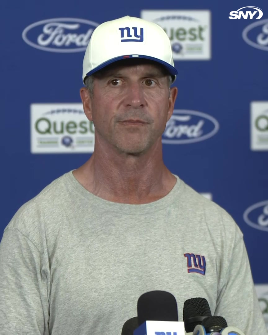 John Harbaugh says that Jalin Hyatt will not play on Saturday and Paulson Adebo will be a game-time decision