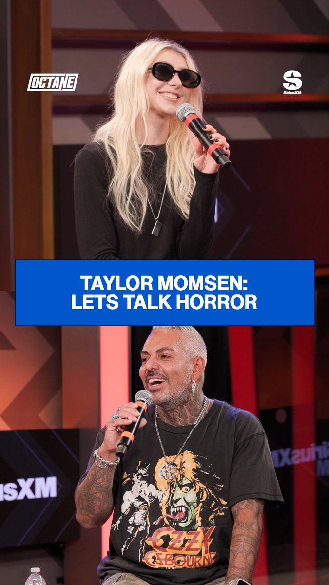 Taylor Momsen is a serious horror fan. 🎬 She runs Jose "Metal Ambassador" Mangin through some of her all-time favorites, from The Shining and The Exorcist to the first horror movie she ever saw, An American Werewolf in London. Catch The Pretty Reckless full Octane Unleaded performance and interview: Friday: 9am, 3pm & 9pm ET Saturday: 12pm & 6pm ET Sunday: 10am & 4pm ET Also available in the SiriusXM app.