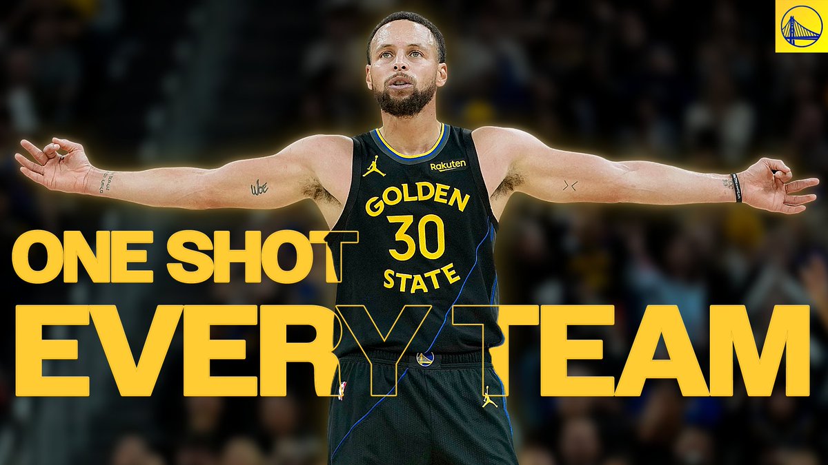 Our 2026-27 opponents, but it’s just Stephen Curry shots 😮💨
