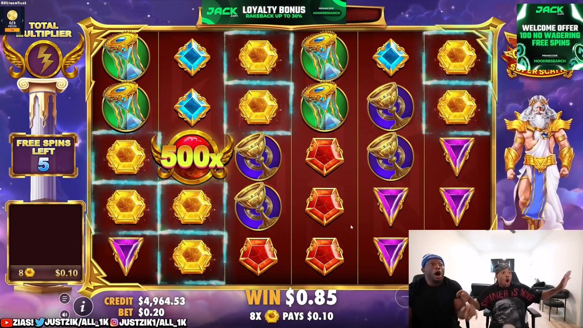 GATES OF OLYMPUS JUST DROPPED THE 500X MAX MULTI… ZIAS DGAF &amp; Lou Wop WENT INSANE 🤯🔥