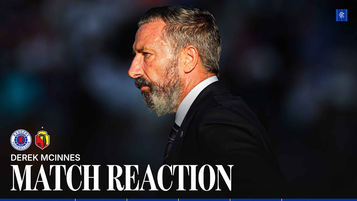 🎙️ Derek McInnes spoke to RangersTV following tonight’s match at Ibrox.