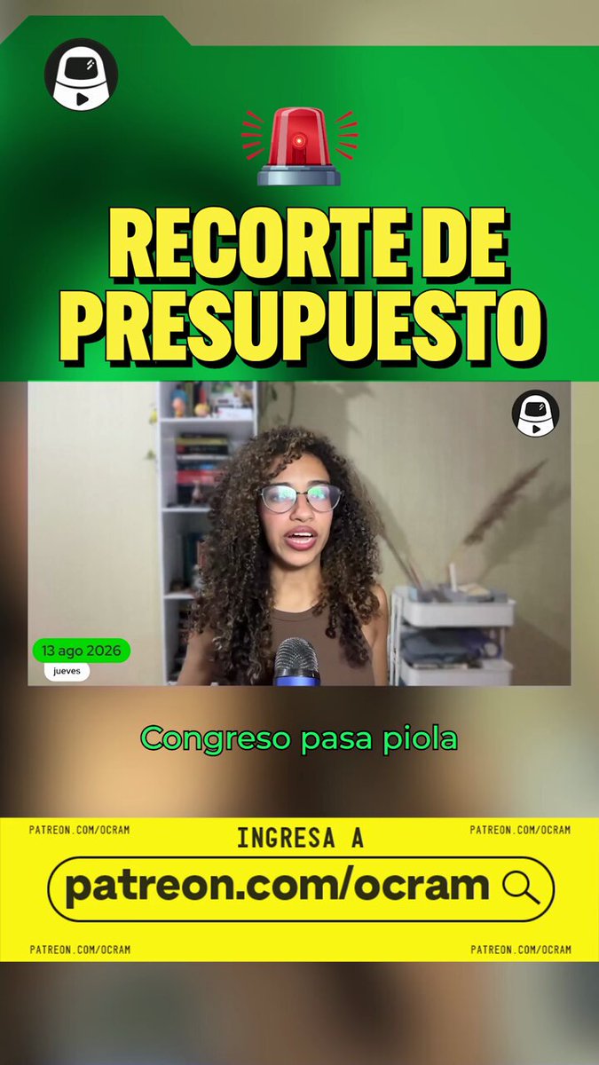 ¡ALERTA! 🚨Le quitan presupuesto a la Universidad Nacional de Arte Escénico y a otras instituciones públicas ...mientras el Congreso pasa piola. Sígannos por aquí también👇