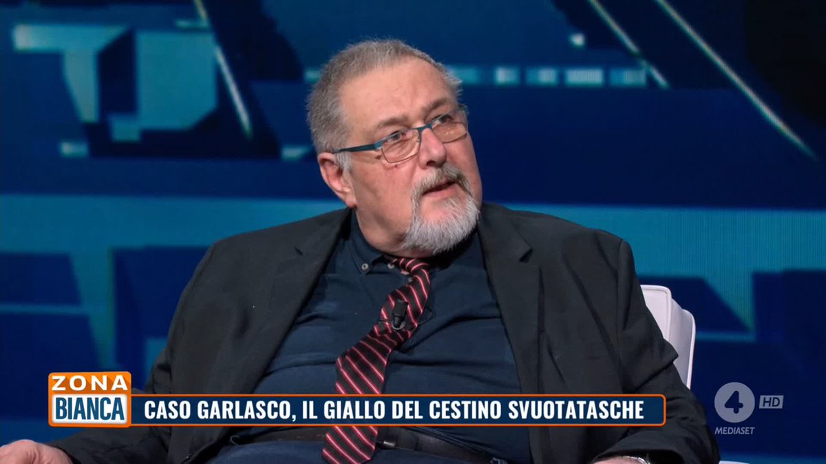Caso Garlasco, il giallo del cestino svuotatacche L'intervento di Luigi Grimaldi a #zonabianca