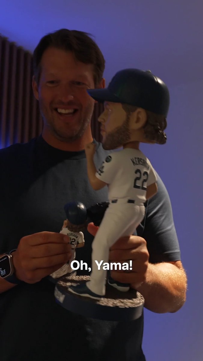 Kersh got his big bobblehead. 😂 Will you be here? Get your tickets for 8/14 now at
