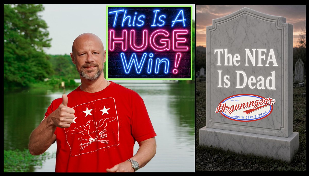 Yesterday was the biggest 2nd Amendment legal win in American history 🇺🇸 What does that mean for you, the NFA, SBRs, SBSs, and suppressors ⬇️ #NFA #GOA #2nd #CivilRights #trump #2ndAmendment #silencer #suppressor