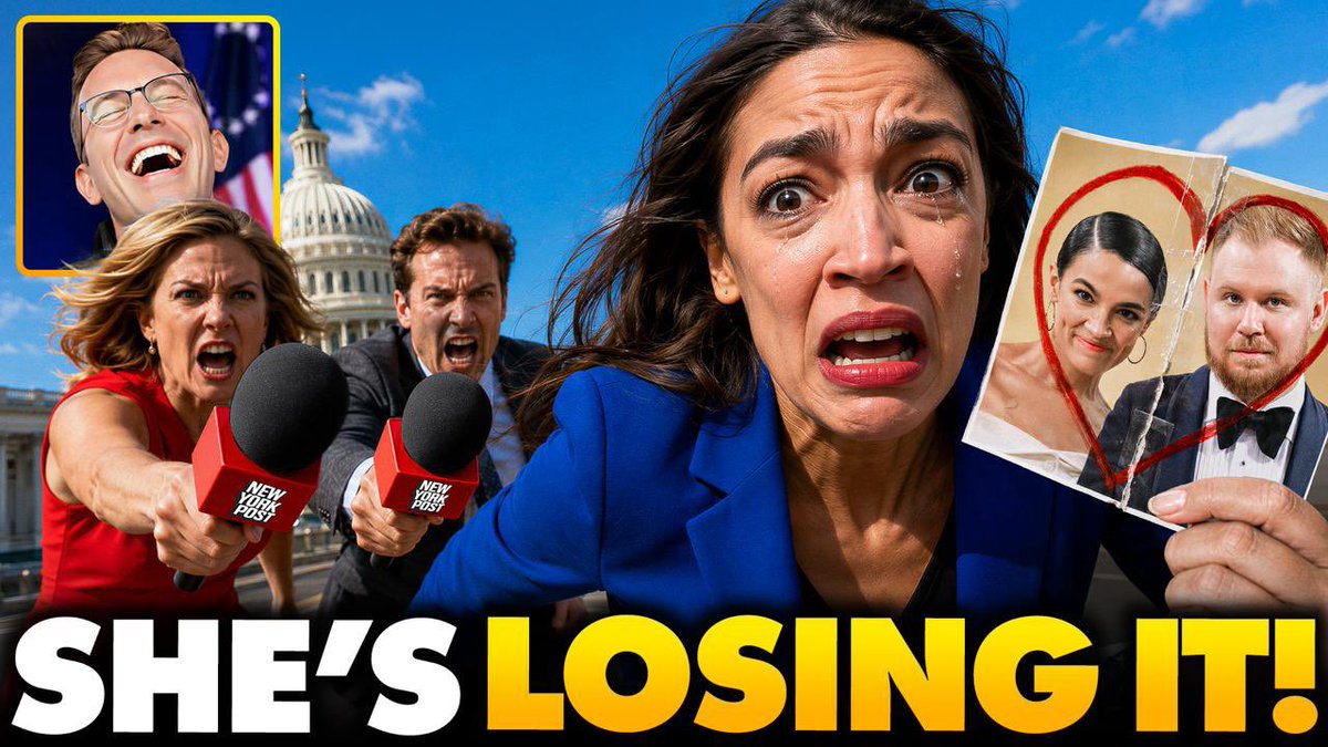 AOC Runs Away From Reporter Asking the ONE Question That Can RUIN Her 2028 Campaign... Why is it that her now ex-fiancé Riley Roberts was listed as a “spouse” when it got her thousands of dollars in gifts and privileges but not when it comes to trading stocks or taxes? After posting multiple videos lifting her shirt and injecting herself all over Instagram, she suddenly wants privacy. What is she hiding? Insider Trading? Tax Fraud? America deserves answers.