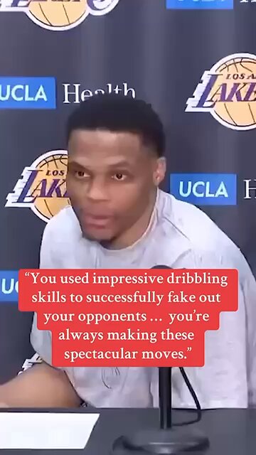 Nunca he sido muy fan de Russ. Pero debo reconocer que este momento con esta periodista es uno de mis favoritos de los últimos años en la NBA. Un jugador vilipendiado por todos, que se ilusiona cuando alguien le “valora”.