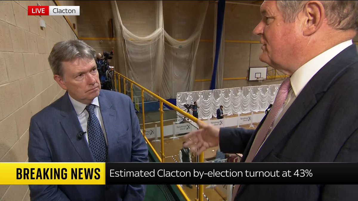 Postal votes, double tables, and staffing issues... Sky's Jon Craig interviews acting returning officer Ian Davidson about the challenges of running this particular by-election in Clacton 📺 Sky 501, Virgin 602, Freeview 233 and YouTube