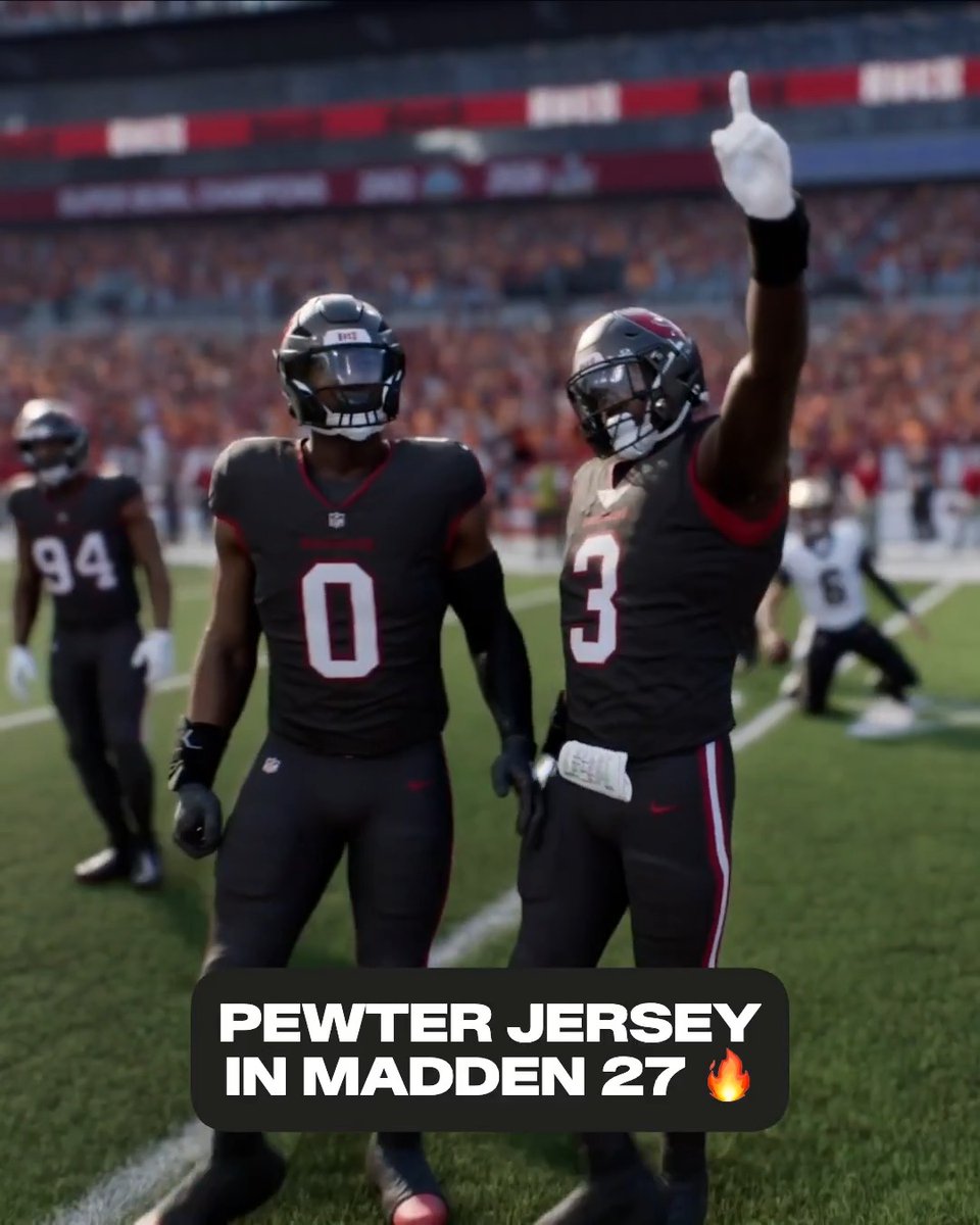 Things we love to see 😍 Pewter is in #Madden27. It’s your league. Play now ➡️