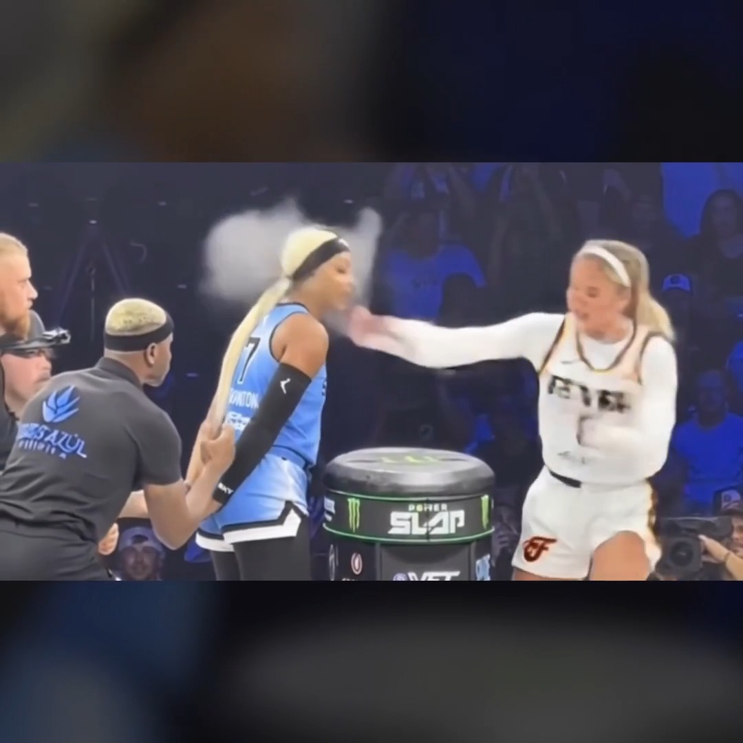 Sophie Cunningham SLAPPED DiJonai Carrington?? This AI stuff is too good.