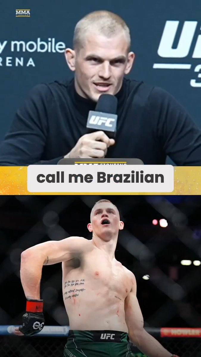 Ian Machado Garry says it's a "badge of honor" to be called "Brazilian" by Islam Makhachev before their fight at #UFC330