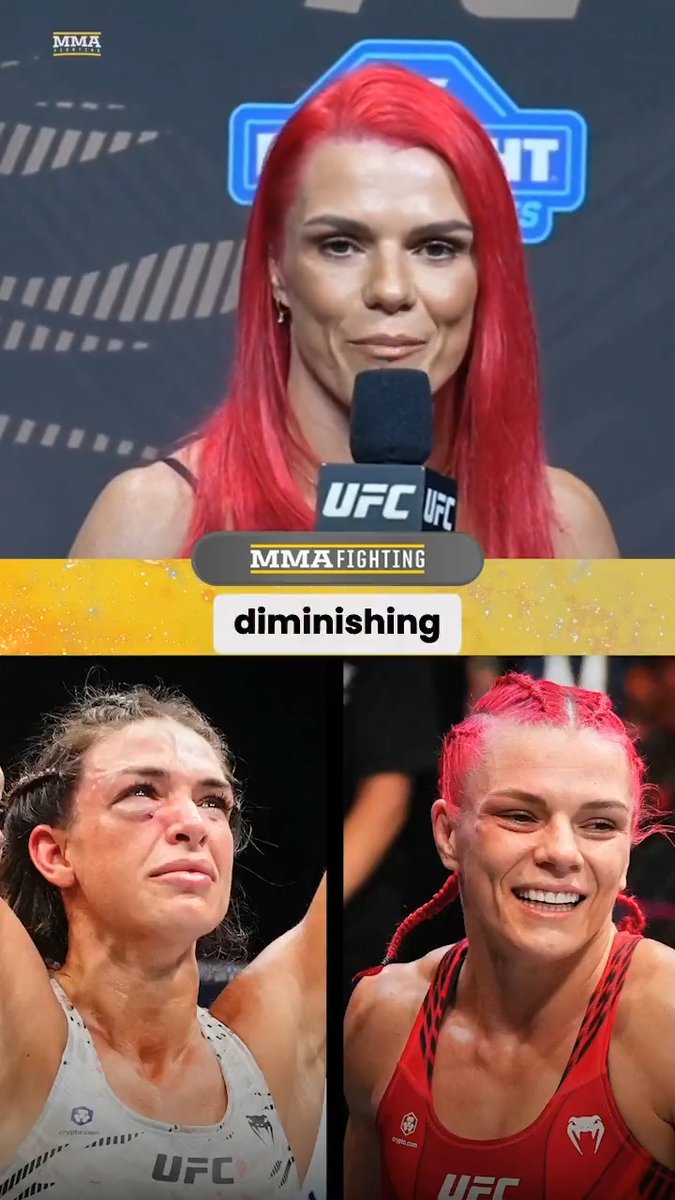 Gillian Robertson feels like Mackenzie Dern is "trying to diminish her skills" during the build-up to their fight at #UFC330: "Saying she doesn't know what belt I am, she doesn't know who I am. But she's also trying to chase the submission record, which I have."