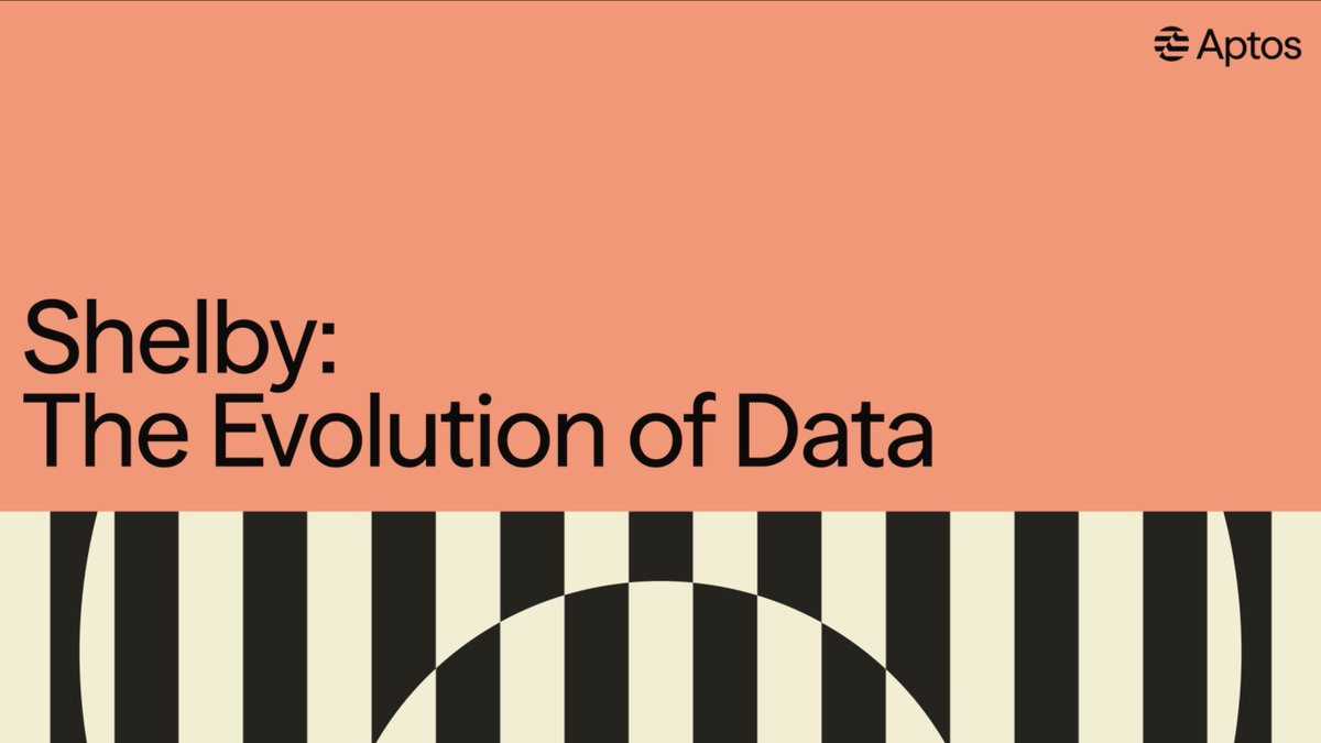 Everything you think, write, and make is becoming AI training data. The systems built on it now act on your behalf. avery.apt 🇺🇸 w/ The Index Podcast's kehaya on why the hardest problem in AI is at the data layer and why Aptos Labs has spent the past year building Shelby.