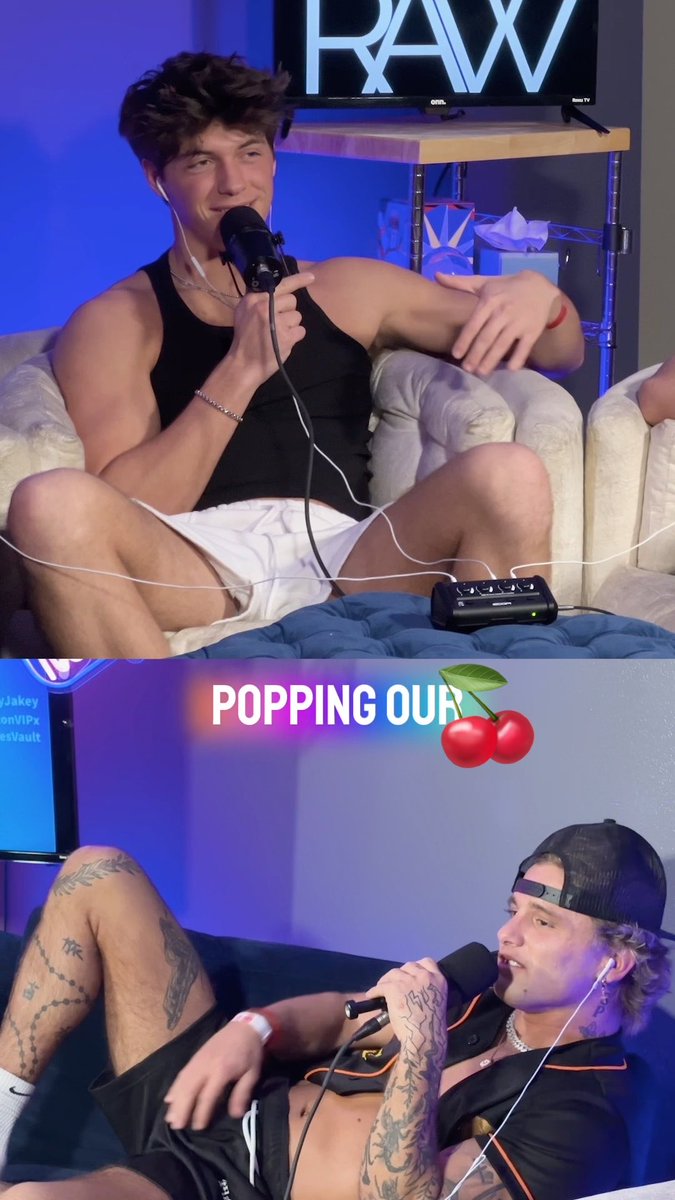 Alpha Liam / Troy and Braxton talk about popping their cherries and Troy’s first 🍆 coming up on our first episode of the RAWPOD + SeXperts Podcast dropping this weekend