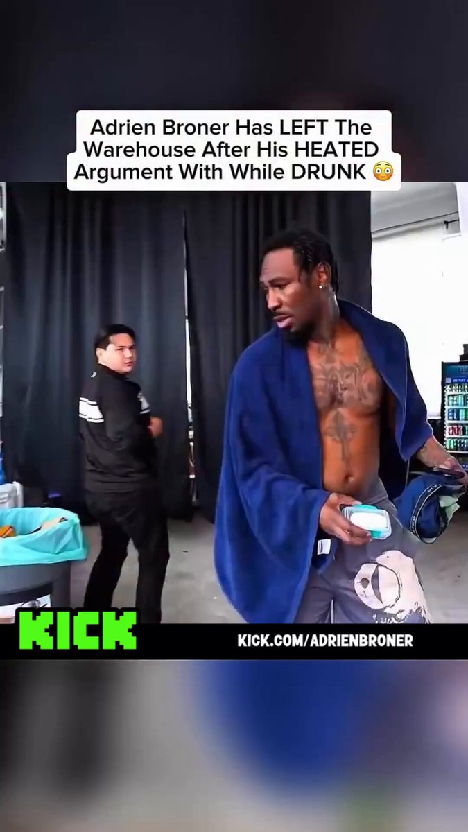 Adrien Broner Has LEFT The Warehouse After His HEATED Argument While DRUNK😳