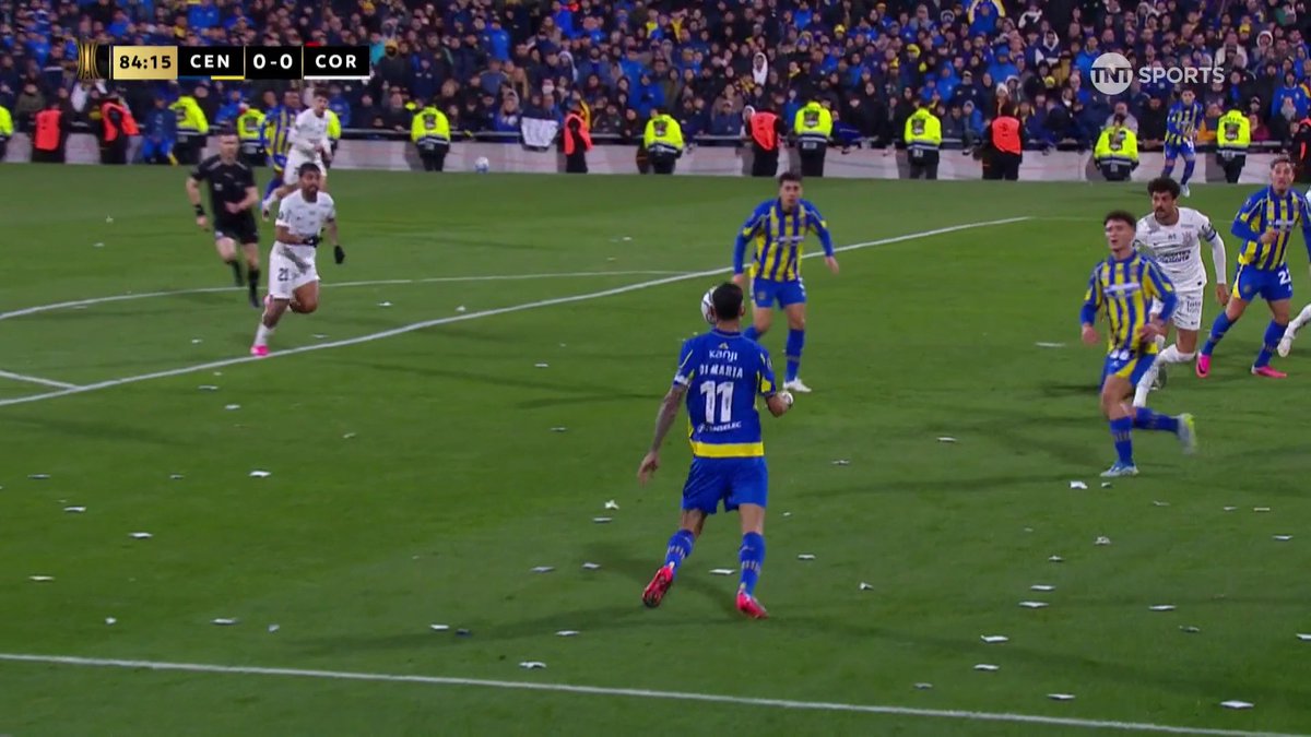 DI MARÍA TUVO LA VICTORIA EN SUS PIES Ángel Di María casi convierte un golazo para llevarse la victoria ante Corinthians, pero no pudo romper el cero y todo se definirá en Brasil. #Libertadores