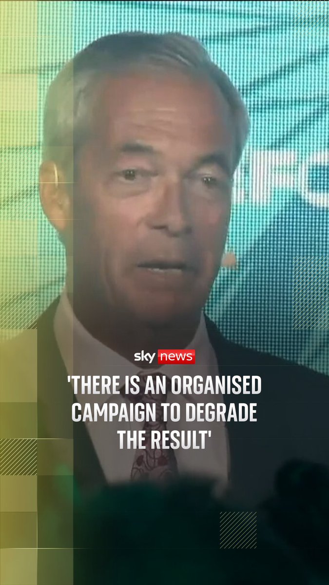 'I've been advised tonight by Essex Police that there is an organised campaign to disrupt and degrade the result' Nigel Farage has announced that he will not attend the Clacton by-election declaration, in which he is a candidate. Read more: