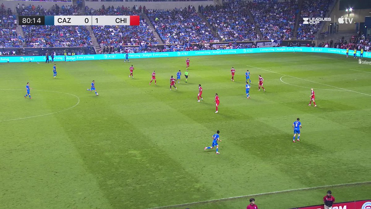 ¡Goooooool del Cruz Azul!🚂 Nico Ibáñez consigue el empate para Cruz Azul. 🤩😮‍💨 #LMXLC2026 | #CAZ | #J3 📺 Disfruta la Leagues Cup 2026 en vivo por Apple TV