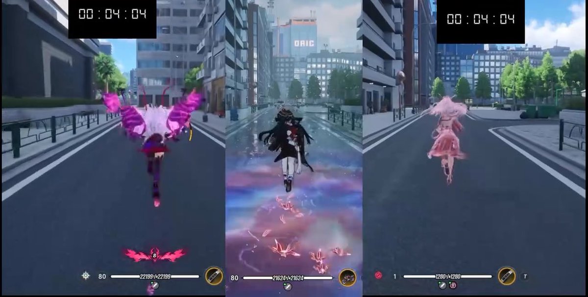 Speed Comparison Between Shinku, Hotori &amp; Zankou 🏃🏻 #NTE #Nevernesstoeverness