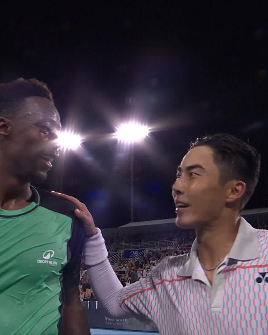 Cincy bids adieu to Lamonf 🙌 Hijikata defeats Monfils 2-6 7-6 6-3, ending the Frenchman's 14th career appearance at #CincyTennis