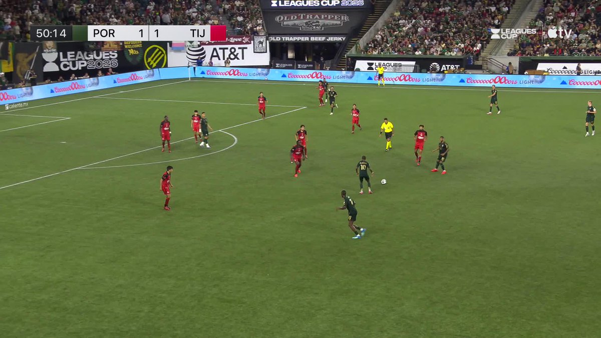 Salim Hernández mantienen su arco en cero. 🔥 #LMXLC2026 | #XOL | #J3 📺 Ve la Leagues Cup 2026 en vivo en Apple TV