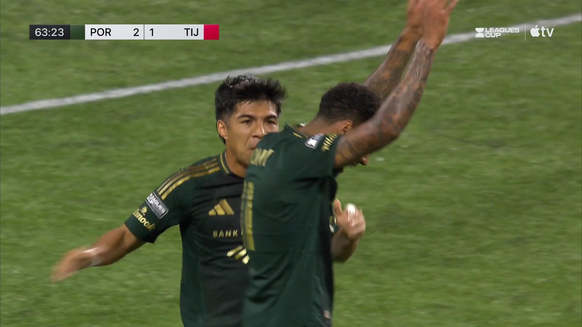 Antony comes off the bench and scores as Portland Timbers jump into the lead over Tijuana! 🤯 📺 Apple TV:
