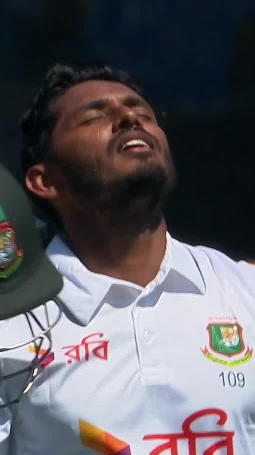 EMOTIONAL CELEBRATION 🥹🤍 - The beauty of Test Cricket, Bangladesh are fighting, Tanzid Hasan with a knock for Test history.