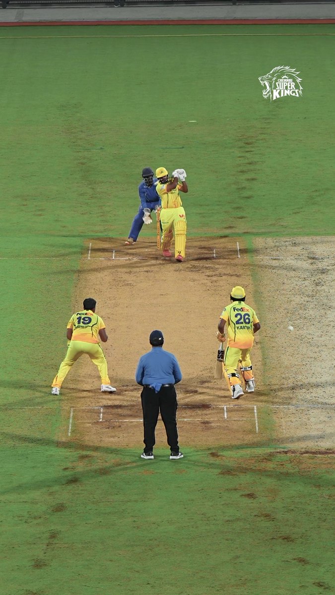 Right and tight from Shreyas 💪 #WhistlePodu #Yellove