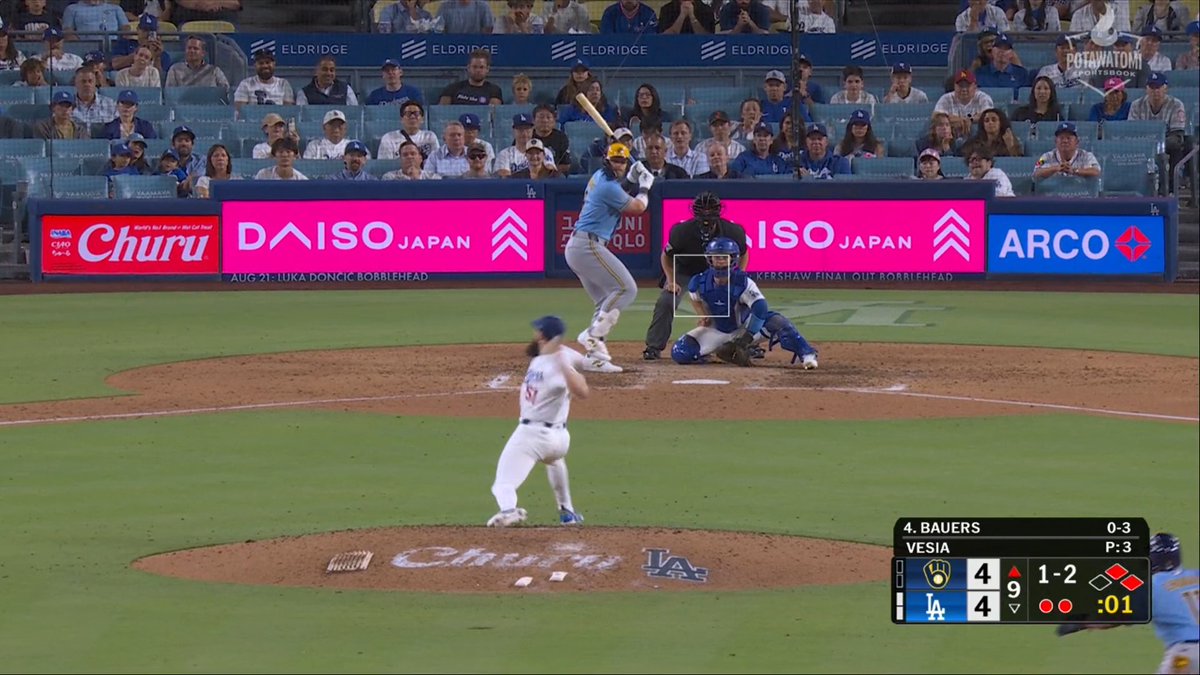 WAKE UP YOUR MILWAUKEE BREWERS HAVE THE LEAD ❕