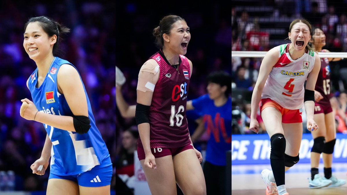 #VNL2026: ONE WEEK UNTIL ASIA TAKES CENTER STAGE โจ More rallies worth another look from Thailand ๐น๐ญ, China ๐จ๐ณ and Japan ๐ฏ๐ต. ๐คฉ With the AVC Continental Championship ๐ just one week away, attention turns to reigning champions Thailand, hosts China and highest-ranked Asian team Japan. Who will set the pace in Asia? ๐ ๐ #BePartOfTheGame #Volleyball