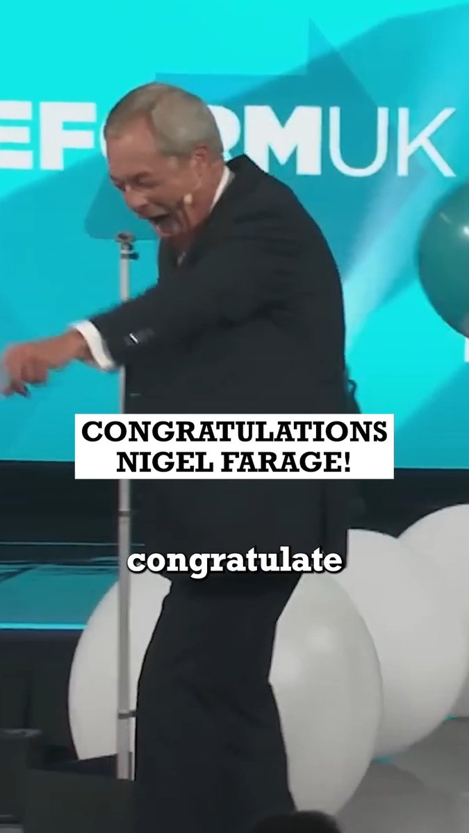 We want to sincerely congratulate Nigel Farage. For defeating a man with a bin on his head. In a by-election that he called. To avoid questioning over receiving an unreported £5 million pounds. From an offshore, crypto-bro billionaire. That hasn’t achieved anything. As he can still face an inquiry over the donation. Meaning this entire farce has been a complete waste of time. Nigel – well done.