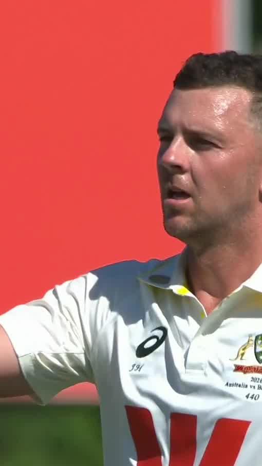 Josh Hazlewood, you beauty 🤌