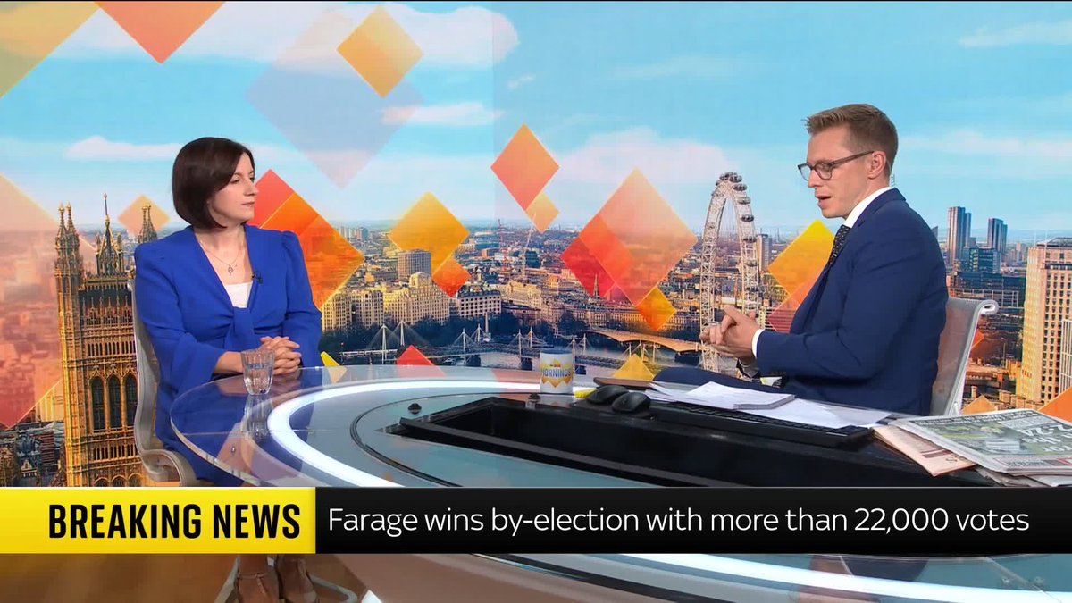 🗣️ 'There's no hiding place now, Nigel Farage needs to answer to the public.' Labour MP Bridget Phillipson tells Gareth Barlow that the Reform leader has to address questions over recent 'scandals' that emerged before the Clacton by-election.