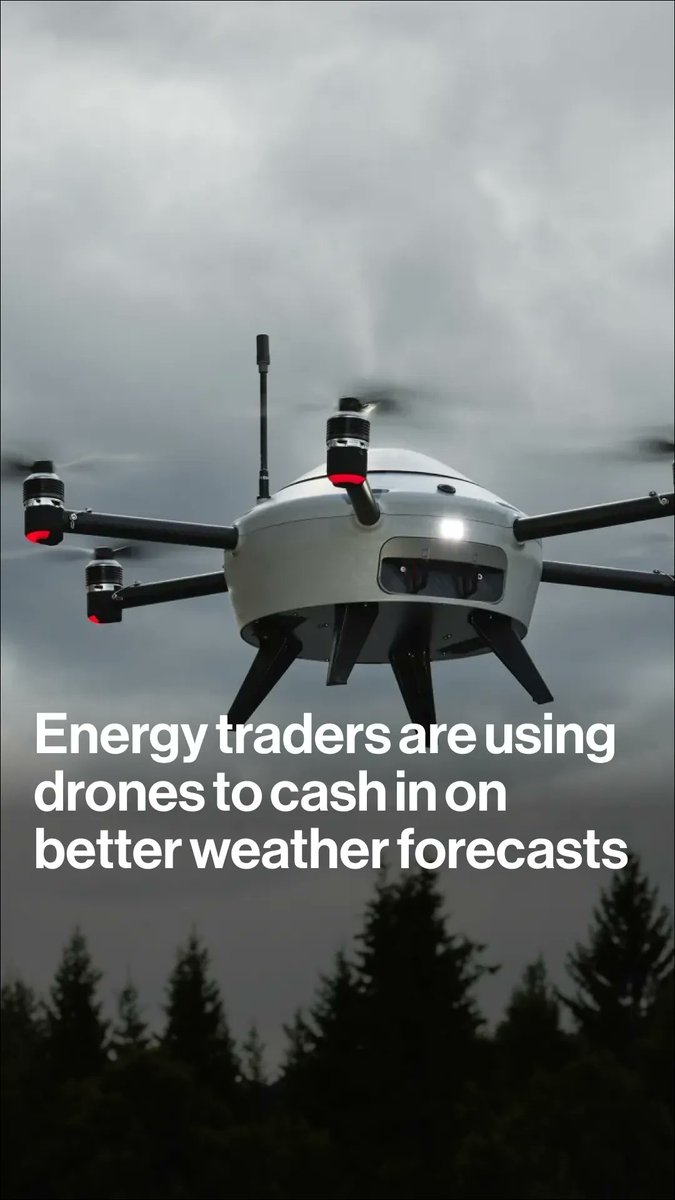 Can better weather predictions boost bottom lines? Data collected by drones are providing intelligence for energy traders and military strategists. @JoeWertz explains how