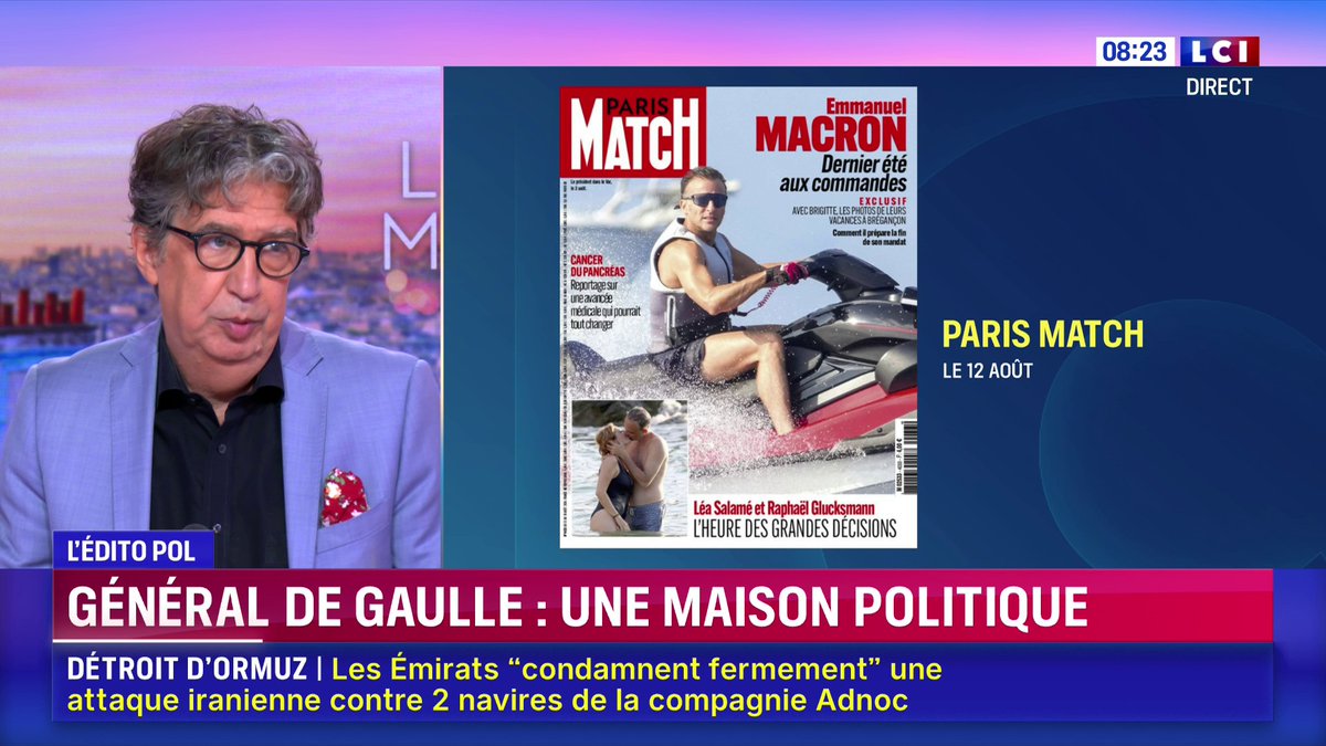 ▶️ Macron, Glucksmann : le choc des photos 🗣️ "Quand on voit la désaffection des Français pour la politique, ces images sont scandaleuses, voire indécentes" 👉 L'édito politique d'Eric Decouty