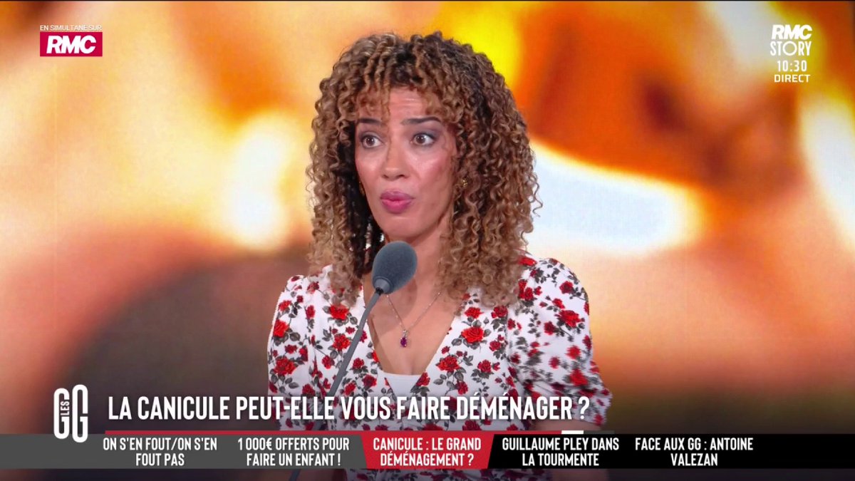 🌡️ La canicule peut-elle vous faire déménager ? 🗣️ Fatima Aït Bounoua : "Quand ton appartement est une passoire thermique, ou une bouilloire thermique, c’est invivable et ça coûte cher ! Du point de vue de la santé aussi, on ne dort pas, on ne récupère pas ! Je me pose moi-même la question" #GGRMC