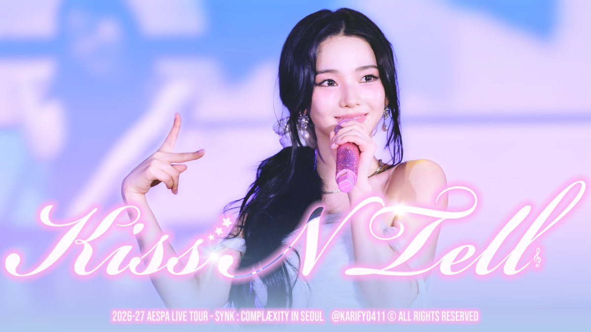 [8K] 260807-08 aespa Karina 에스파 카리나 'KISS N TELL' @ SYNK : COMPLæXITY in SEOUL 🎥 8K Full: #카리나 #Karina #에스파 #aespa