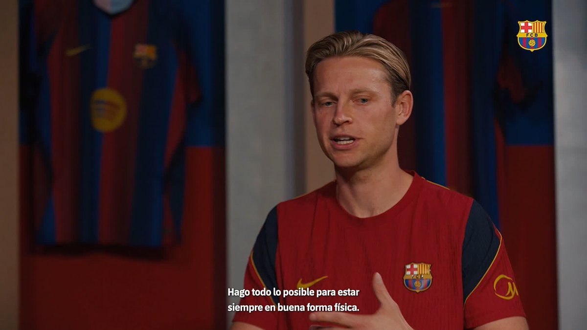 Frenkie de Jong, con la mirada puesta en su recuperación y seguir haciendo historia con el Barça. La entrevista completa, en YouTube y Barça Play ▶️