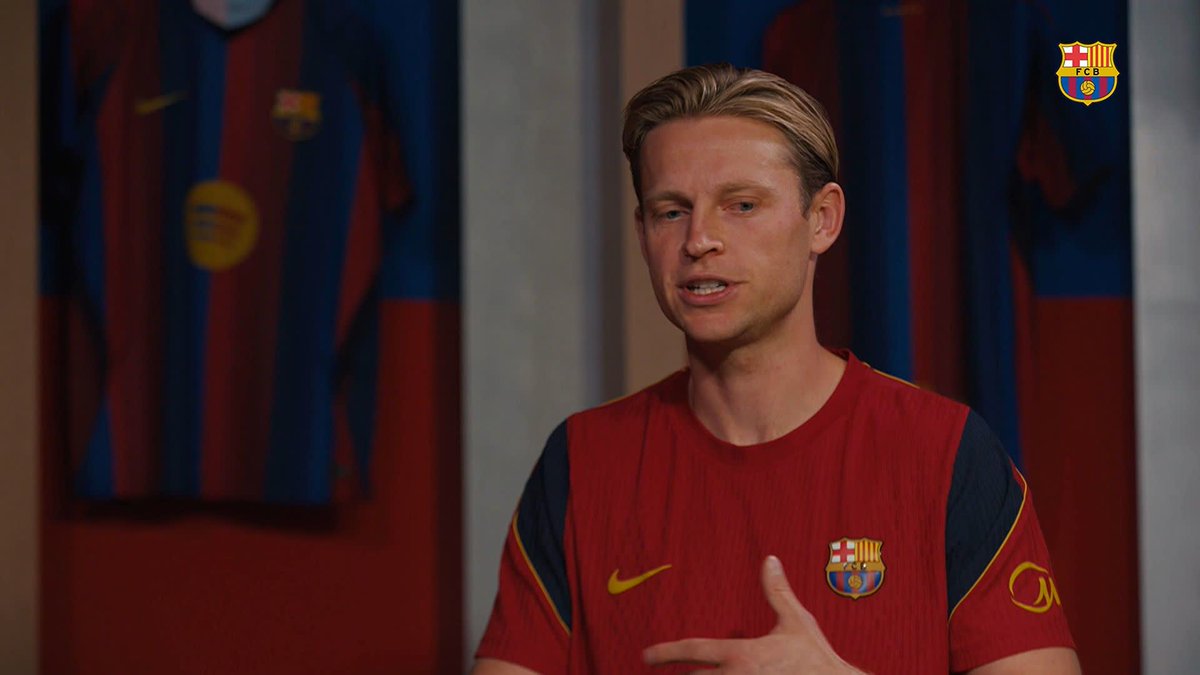 Frenkie de Jong, amb la mirada posada en la seva recuperació i a seguir fent història amb el Barça. L'entrevista completa, a YouTube i Barça Play ▶️
