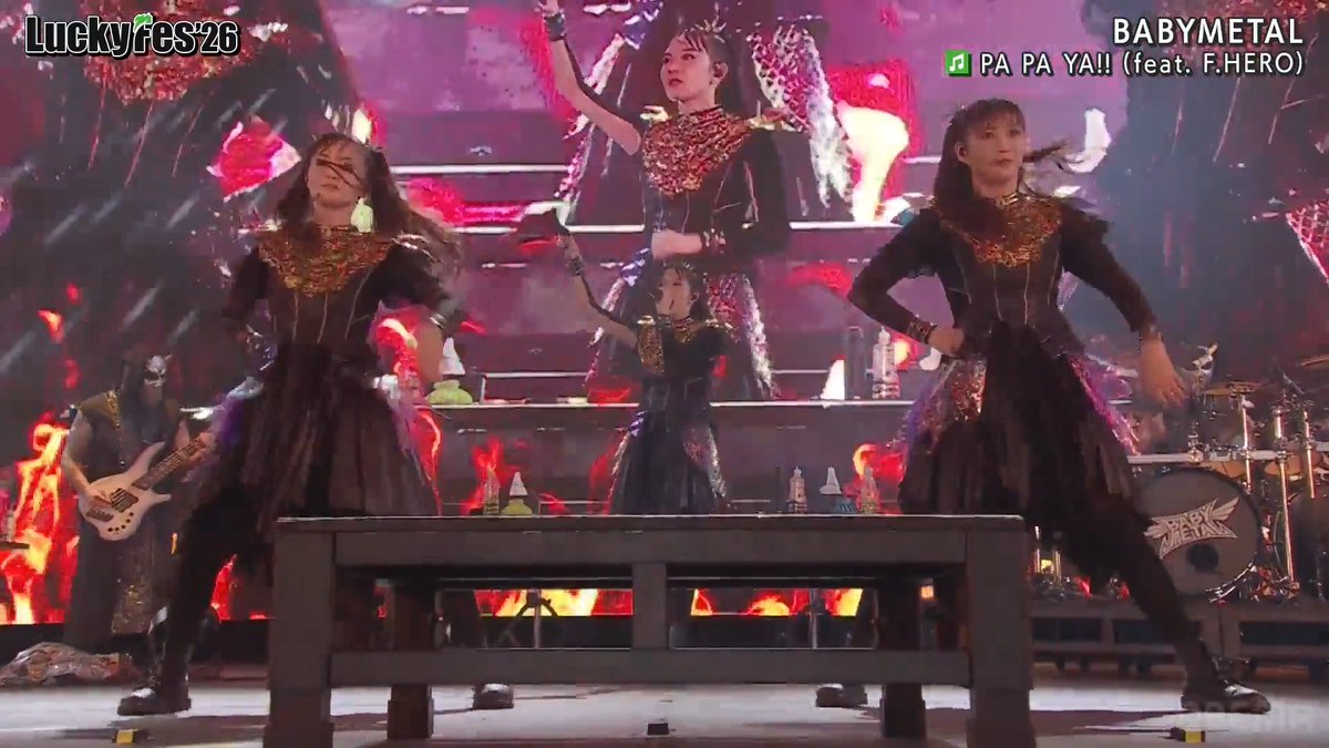 Well, at least they gave us something from LuckyFes '26 to watch: BABYMETAL – PA PA YA!!!