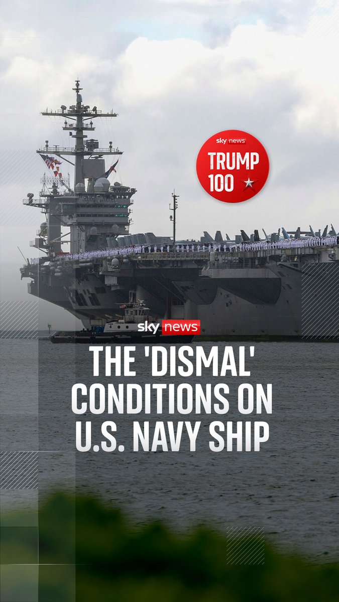 In the latest episode of #Trump100, Martha Kelner and James Matthews discuss reports from aboard the USS Abraham Lincoln, with concerns raised over morale, living conditions and crew welfare. 🎧 Listen to the podcast in full ➡️