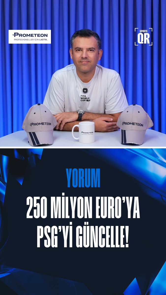 🏆💰 250 MİLYON EURO'YA PSG'Yİ GÜNCELLE! ➡️ Sports QR ekranlarında yorumcumuz Özkan Öztürk, Paris Saint-Germain'i 250 milyon euroya güncelledi. Peki, siz kimleri önerirdiniz? 👇 Yorumlarda buluşalım. #işbirliği #prometeon #sportsqr #psg #legends Özkan Öztürk