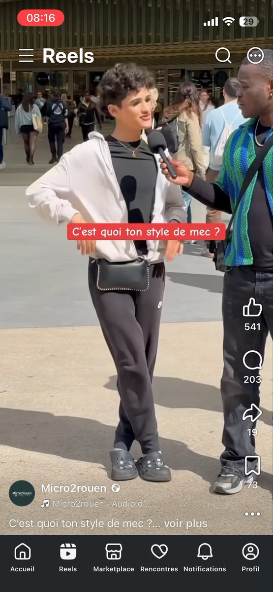 Son style de mec 💀💀 Décidément les rebeux on le monopole du marché de la séduction/rencontre