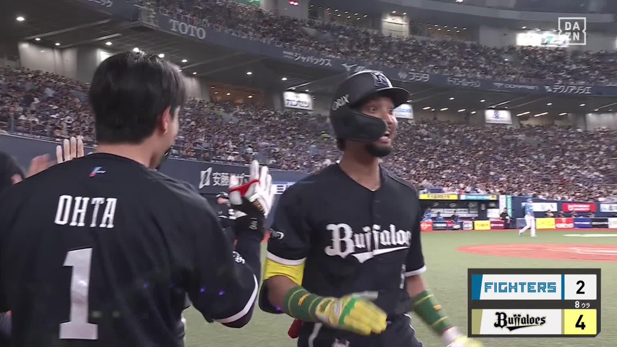 夏の主役を俺だ 宗佑磨 自身初10号到達 ベンチの出迎えにテンションマックス ⚾️オリックス×日本ハム #Bs2026 #だったらDAZN
