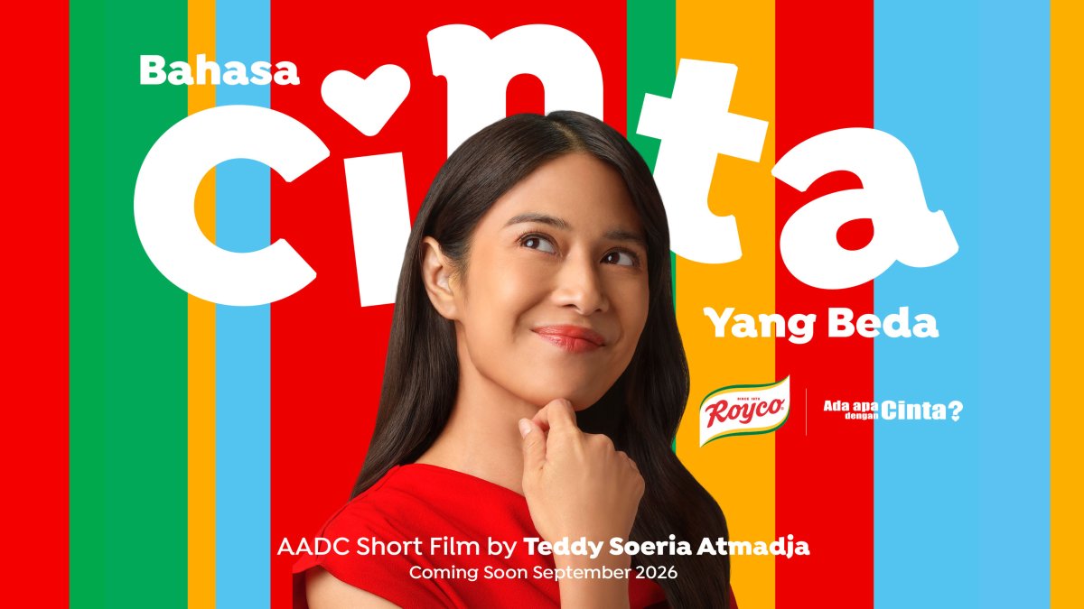 Berjeda 10 tahun dari film AADC 2, kisah Cinta dari franchise AADC berlanjut! Dilanjutkan lewat apa? Lewat short-film bertajuk "Bahasa Cinta Yang Beda" yang disutradarai oleh Teddy Soeria Atmadja 👀 Akan rilis September 2026! #RoycoxAADC #AADCShortFilm #BahasaCintaYangBeda