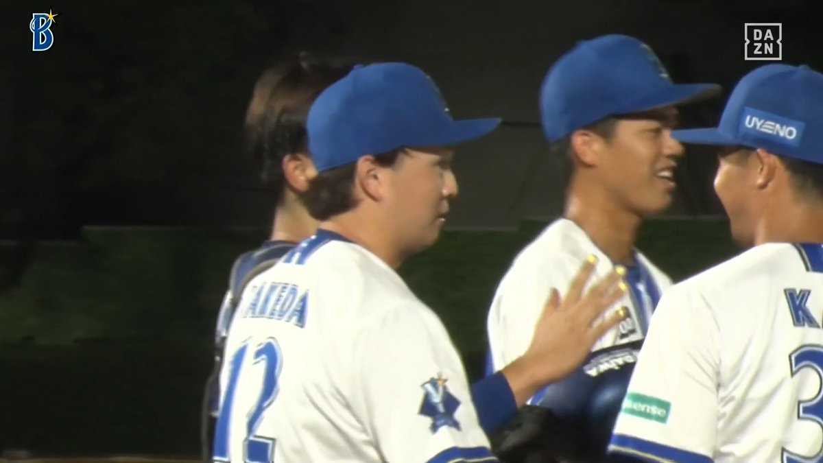 最後はストレート 構えたところにズバリ 竹田祐 公式戦初完封勝利 ⚾️DeNA×ハヤテ（ファーム） #baystars #だったらDAZN #イージースポーツ